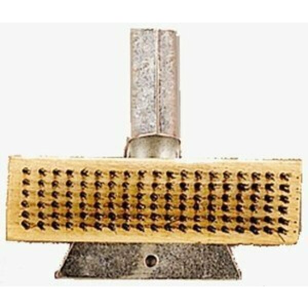 Linzer Wire Brush W/Scraper 19x6 7 in. Wood Block 317